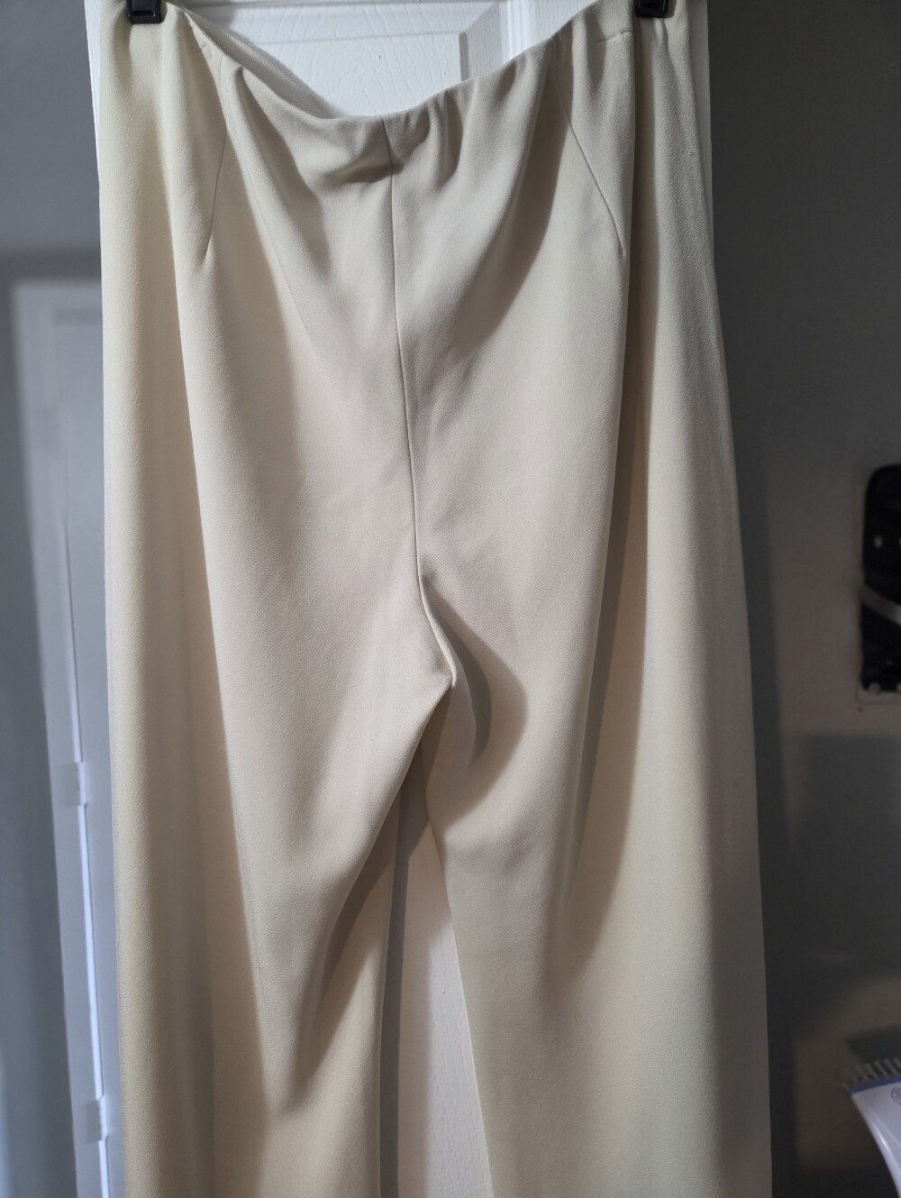 Vince Wide-Leg Cream Ponte Pants 32" Inseam - Picture 4 of 8
